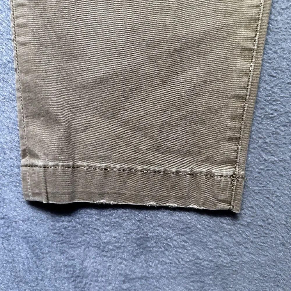 American Eagle Mens 30x32 Slim Straight Chino Pants Beige Flex Stretch EUC